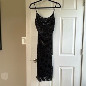 Rag and Bone Size 2 Nicola draped velvet slip dress